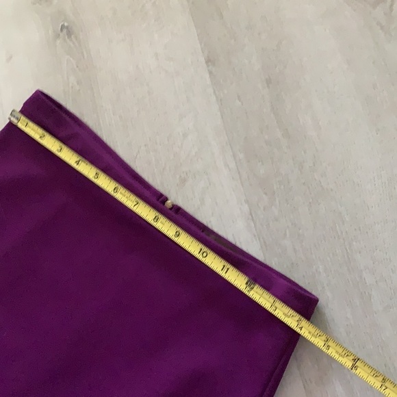The Limited High Waist‎ Pencil Skirt purple gold zipper career or casual size 2 - Picture 11 of 11